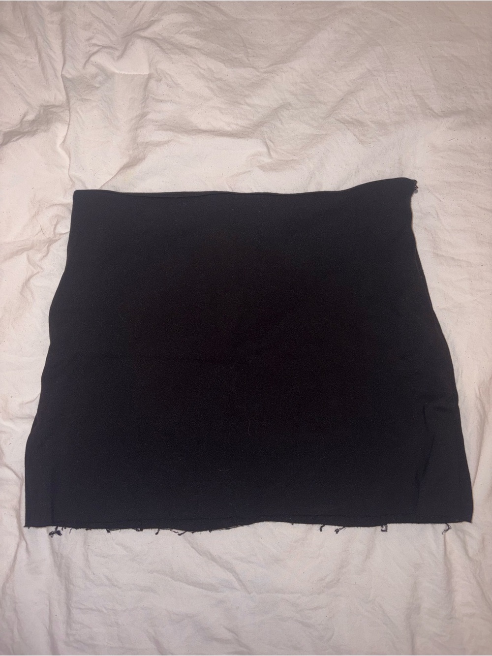 Princess Polly Black Mini Skirt - Straight Stretch Tube